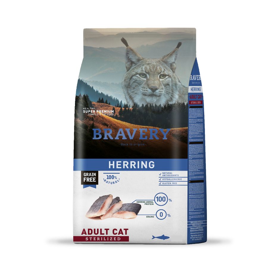 BRAVERY GATO ADULTO STERILIZED HERRING