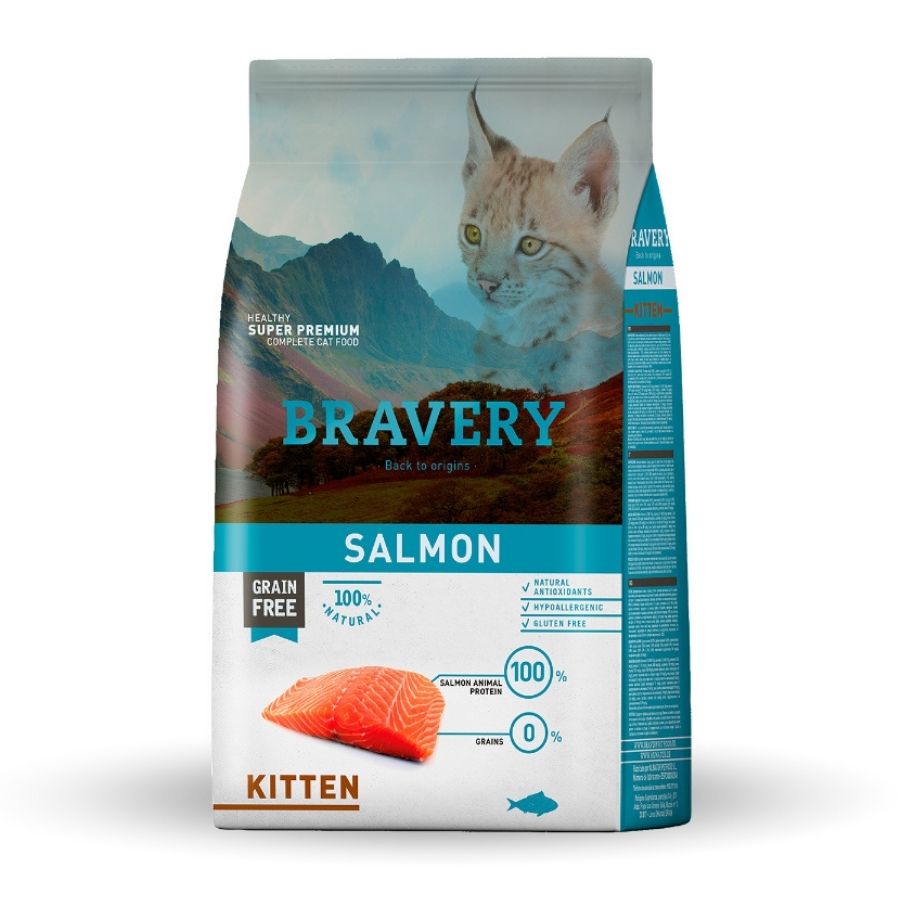 BRAVERY GATO KITTEN SALMON 2 KG