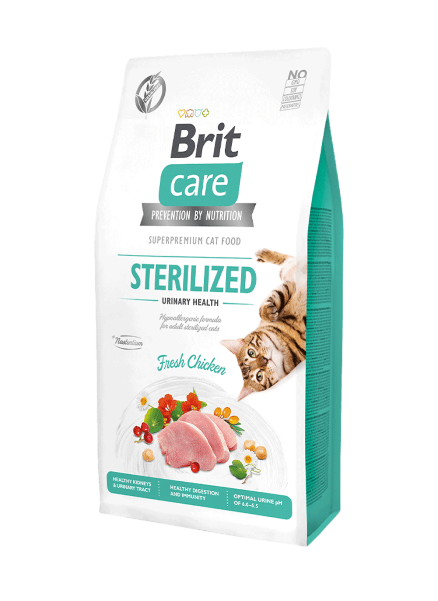 BRIT CARE GATO STERILIZED WC 2KG
