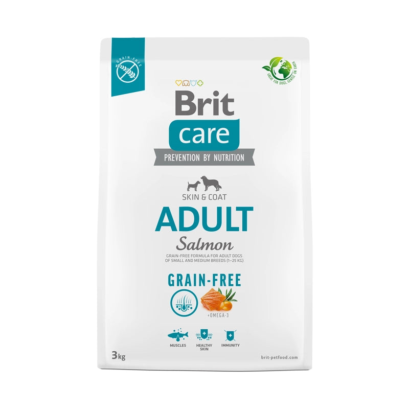 BRIT CARE PERRO GF ADULTO 3KG SALMON
