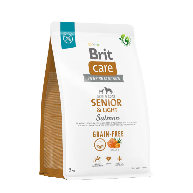 BRIT CARE PERRO GF SENIOR 3KG SALMON