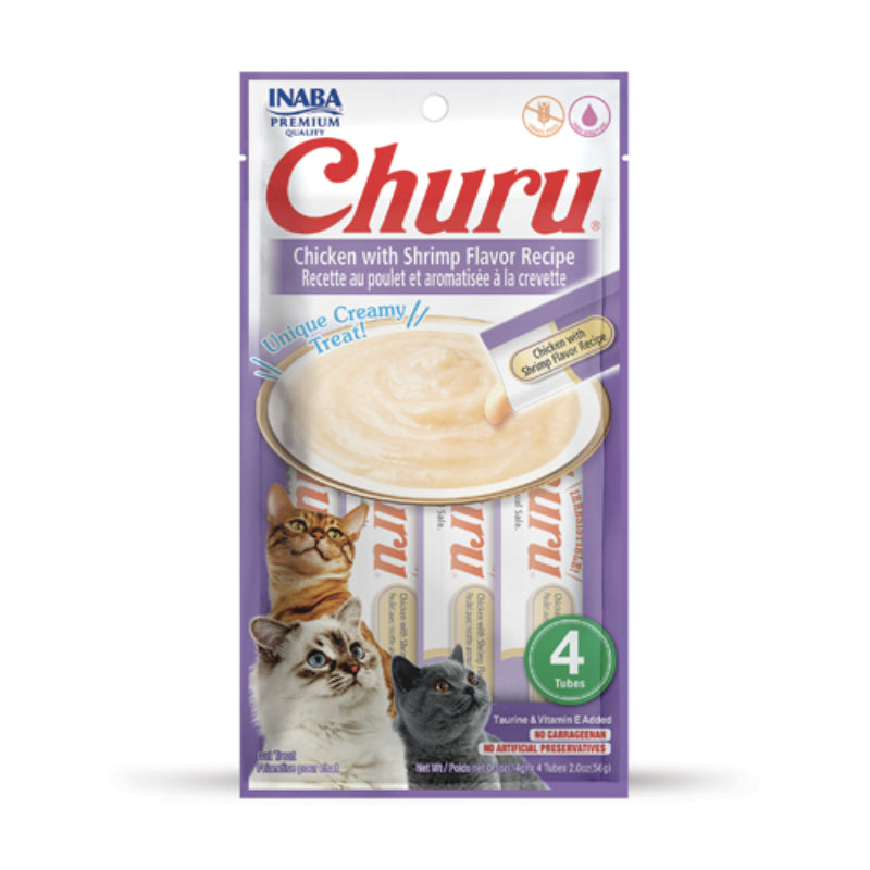 CHURU GATO POLLO CAMARON 4UN