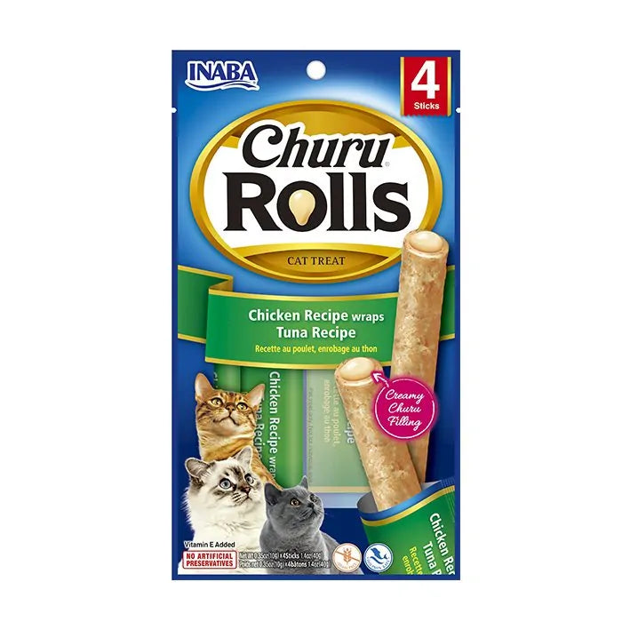 CHURU ROLLS GATO ATÚN 4UN