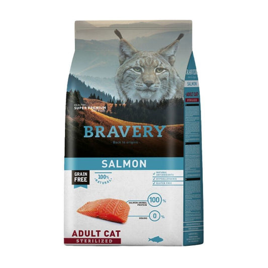 BRAVERY GATO ADULTO STERILIZED SALMON