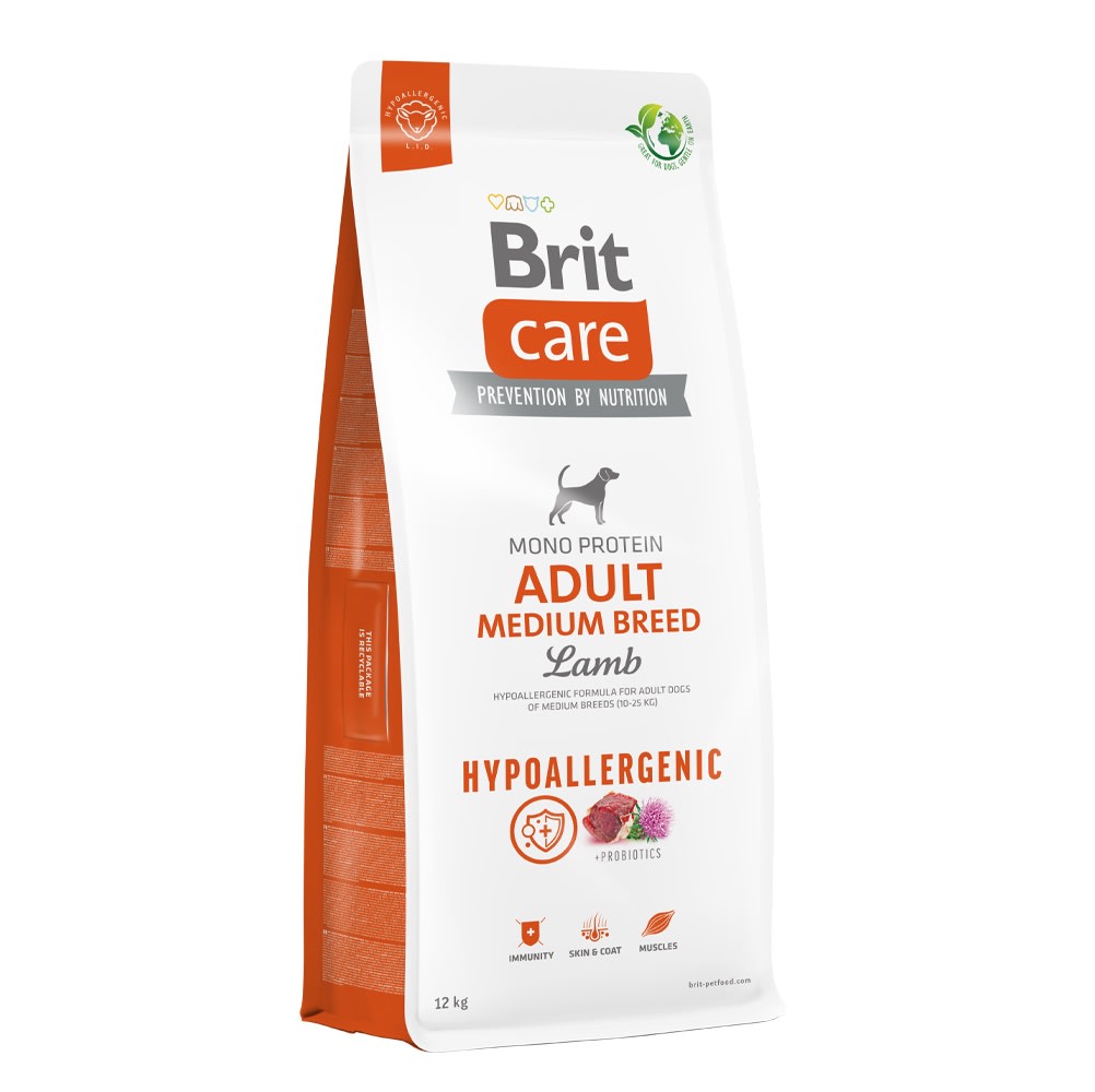 BRIT CARE PERRO HYPO ADULTO LAMB 12KG