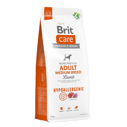 BRIT CARE PERRO HYPO ADULTO LAMB 12KG