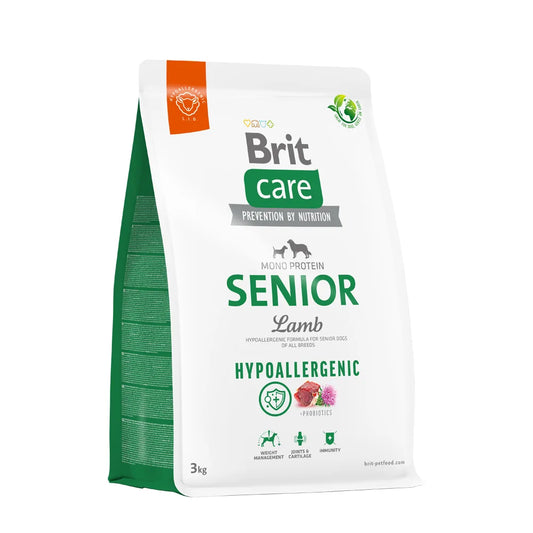 BRIT CARE PERRO HYPO SENIOR LAMB 3KG
