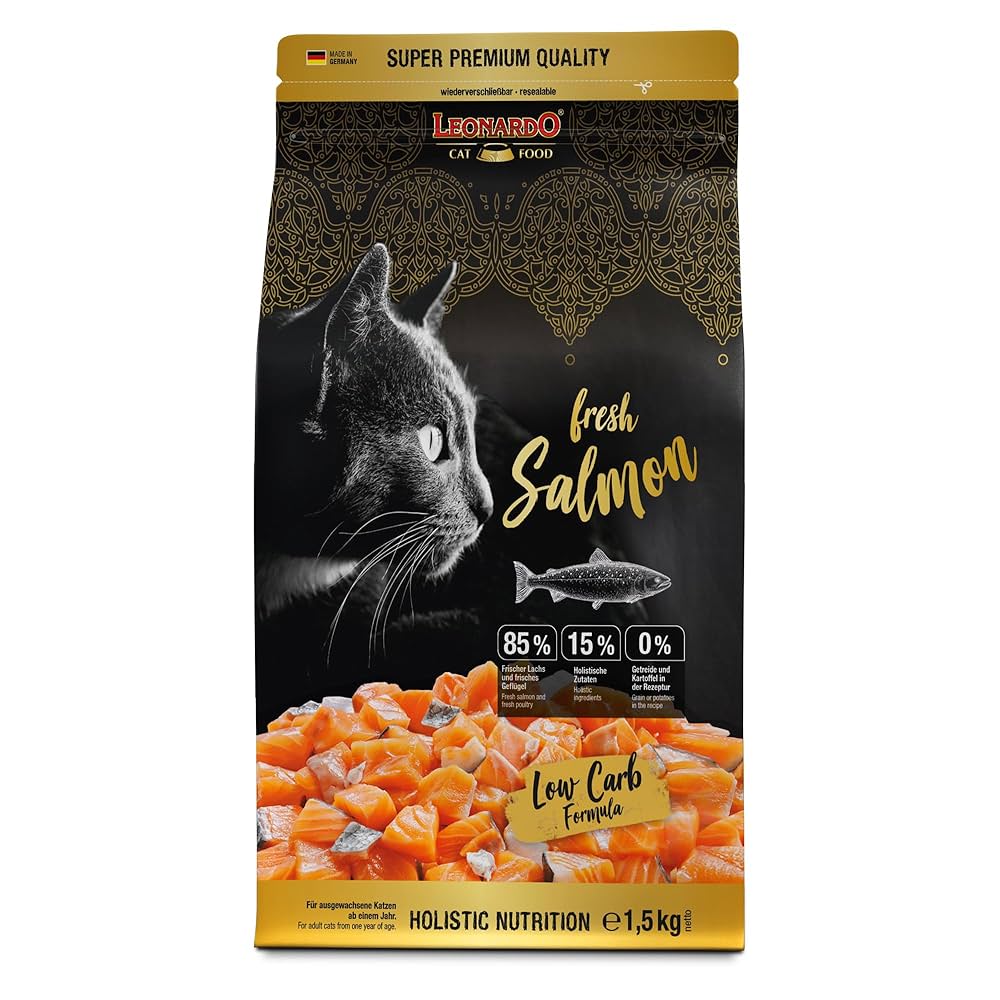 LEONARDO GATO FRESH MEAT SALMÓN 1.5 KG