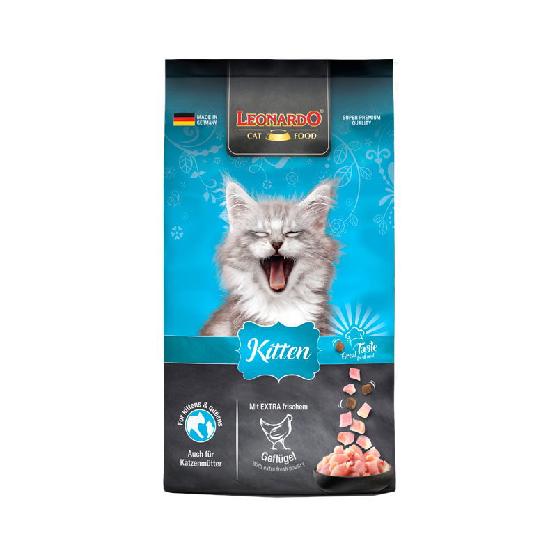 LEONARDO GATO KITTEN POLLO 1.8 KG