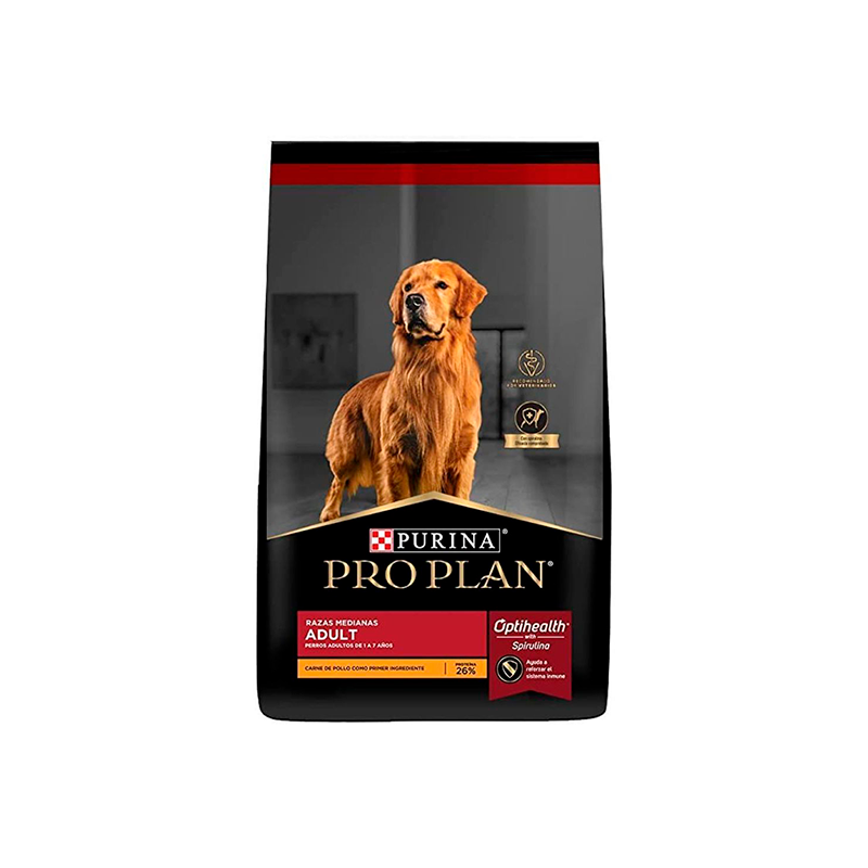 PRO PLAN PERRO ADULTO RAZA MEDIANA 12 KG