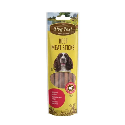 SNACK DOG FEST BEEF MEAT STICKS 45GR