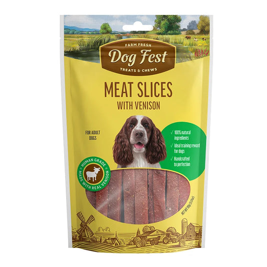 SNACK DOG FEST MEAT SLICES 90 GR
