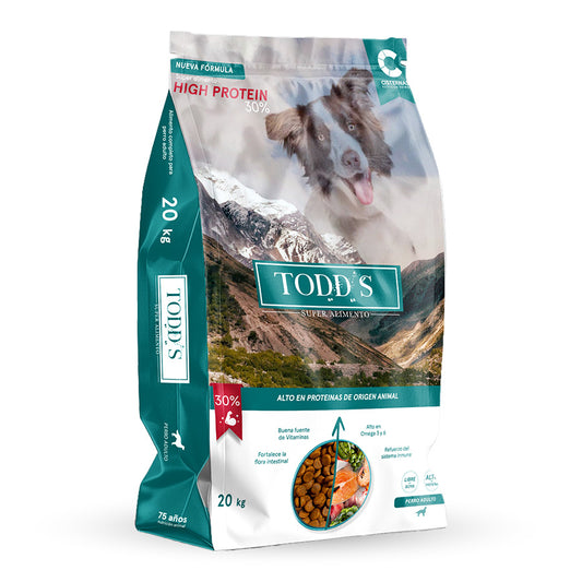 TODDS PERRO ADULTO 20 KG